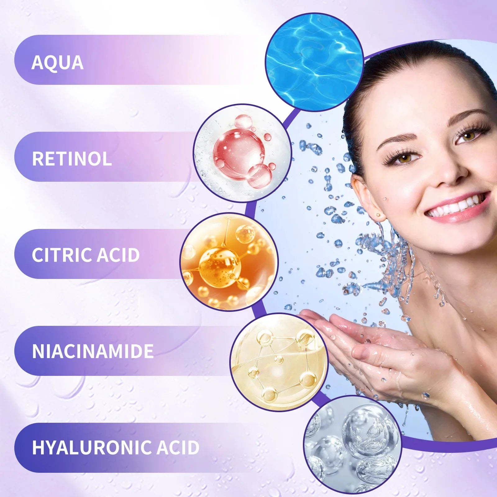 Sérum Visage Niacinamide Vitamine B3 Anti-Taches Éclat Hydratant | MDN Store 25