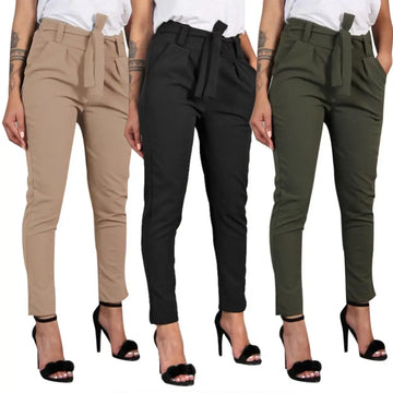 Pantalon Femme Taille Haute Ceinture | MDN Store