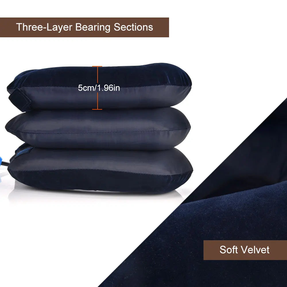 Coussin Cervical Gonflable Traction Nuque 3 Couches | MDN Store