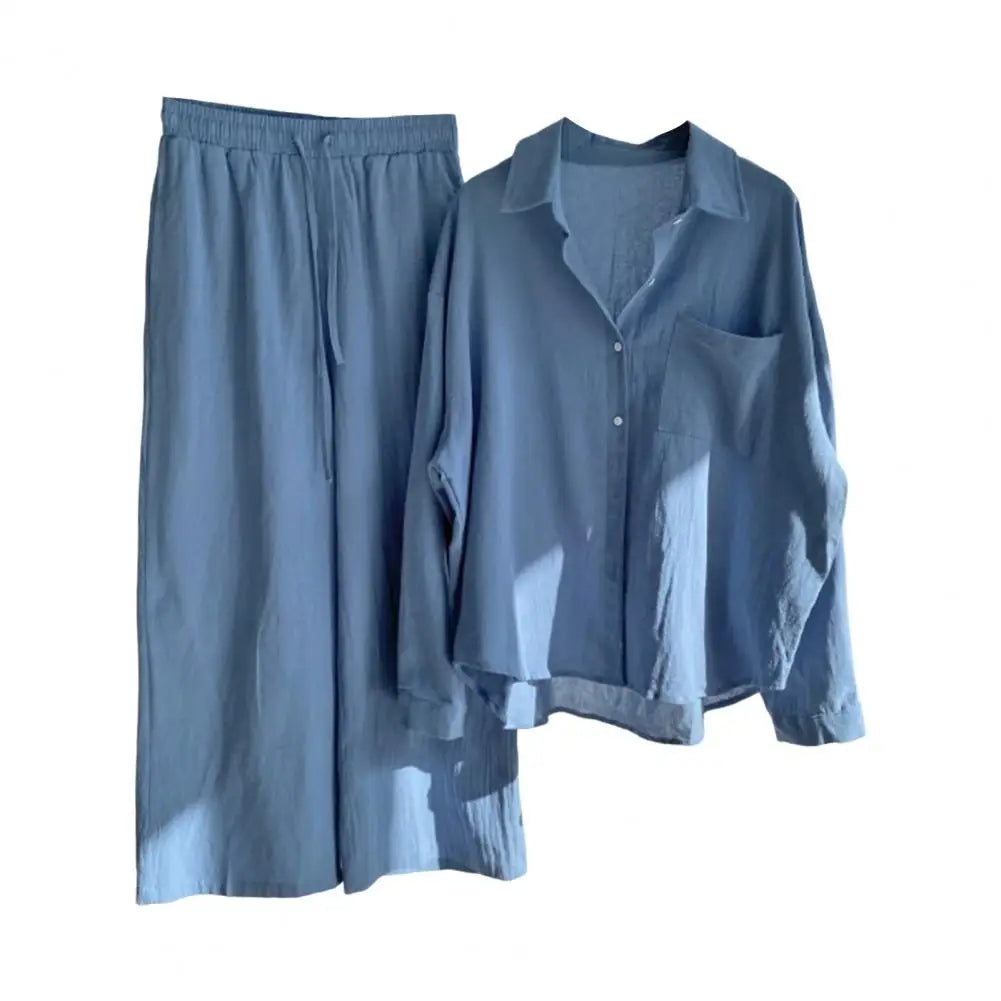 Ensemble Femme 2 Pièces Lin Décontracté | MDN Store