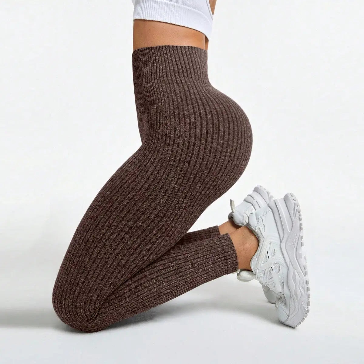 Legging Sport Femme Sans Coutures Yoga Taille Haute Gainant | MDN Store