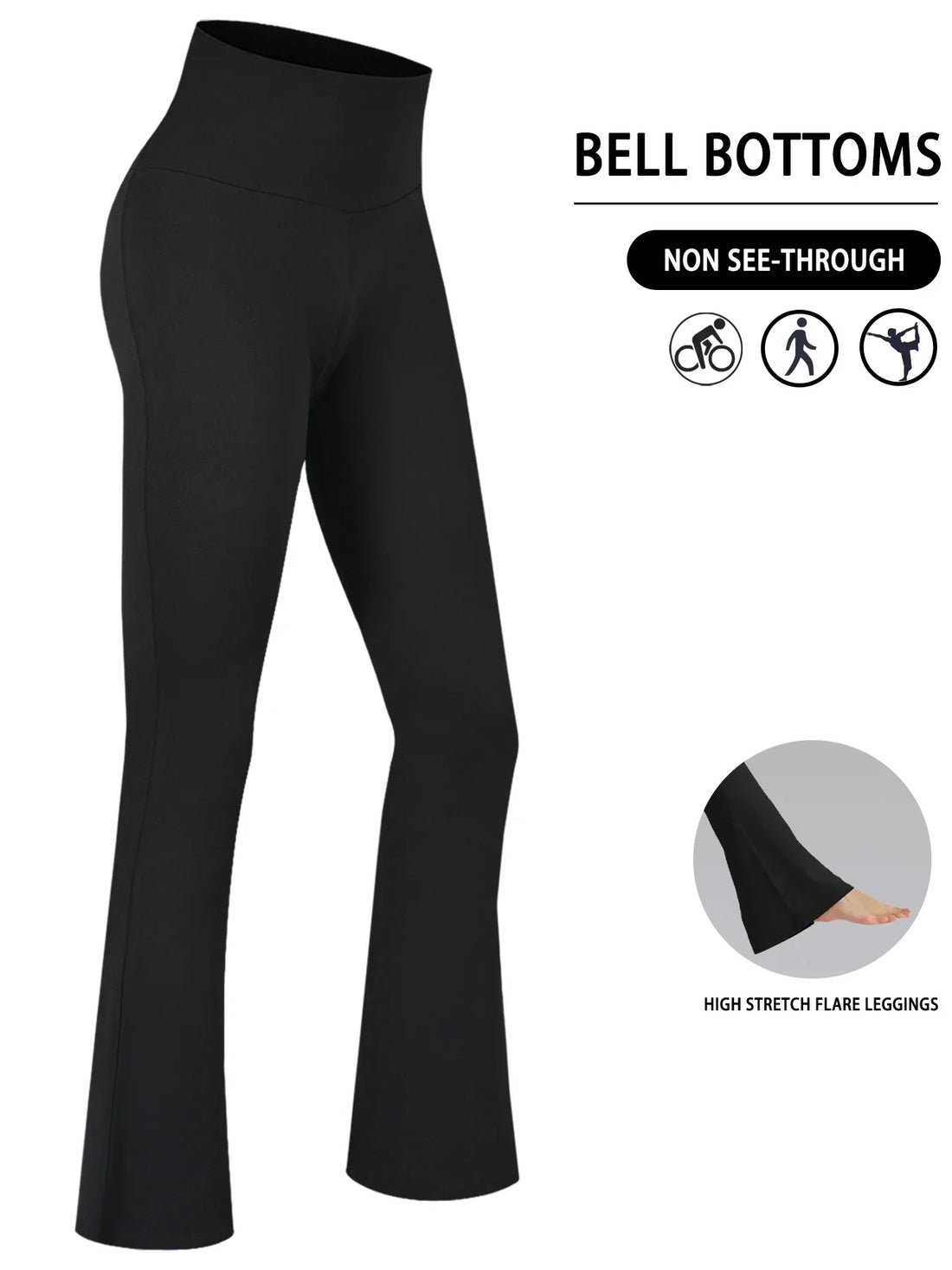 Pantalon Évasé Pattes d'Éléphant Yoga | MDN Store 25