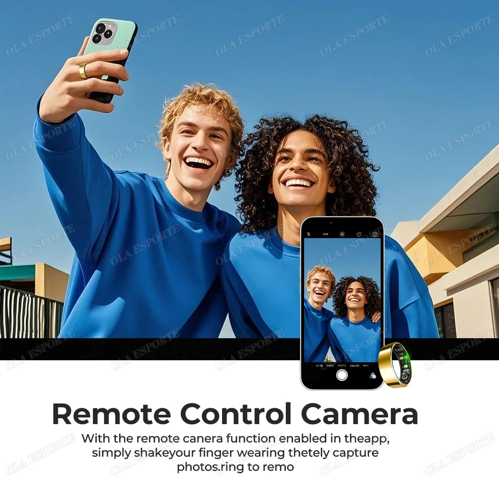 Bague Connectée Smart Ring Santé Étui Charge Étanche | MDN