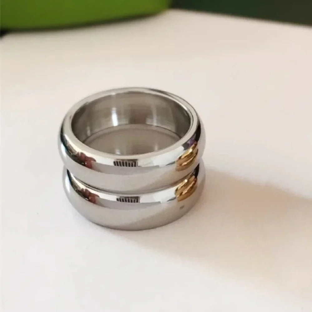 Bague Double Couche Acier 316L Vintage | MDN Store