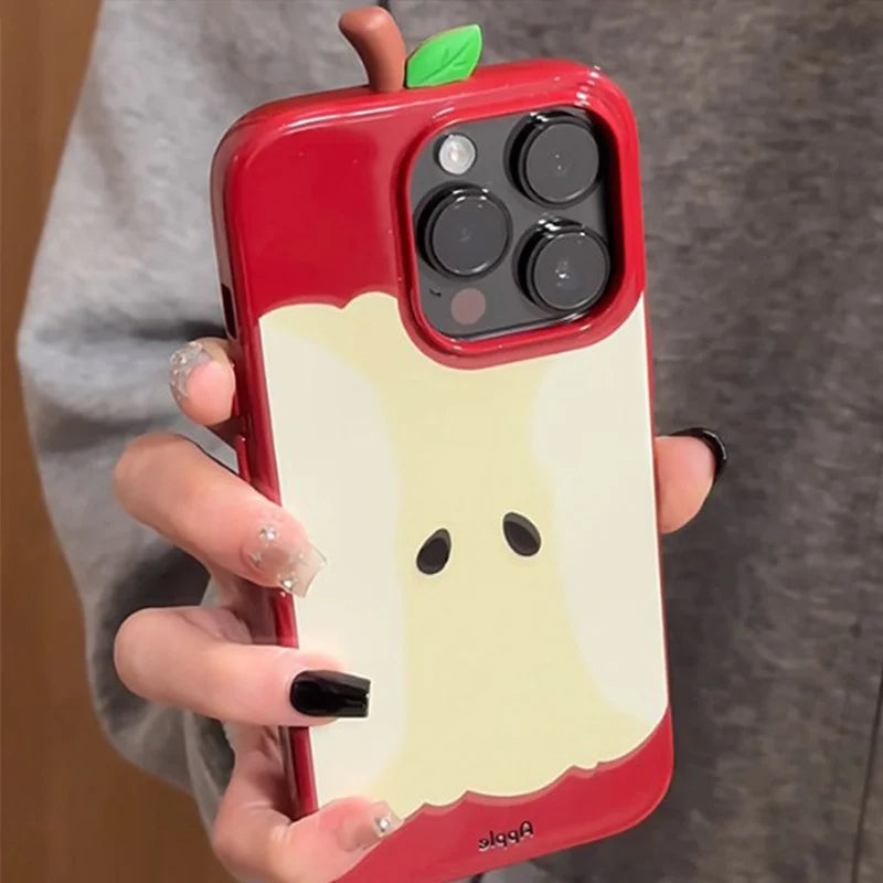 Coque iPhone Pomme 3D - Protection Anti-Choc Style Coréen | MDN Store