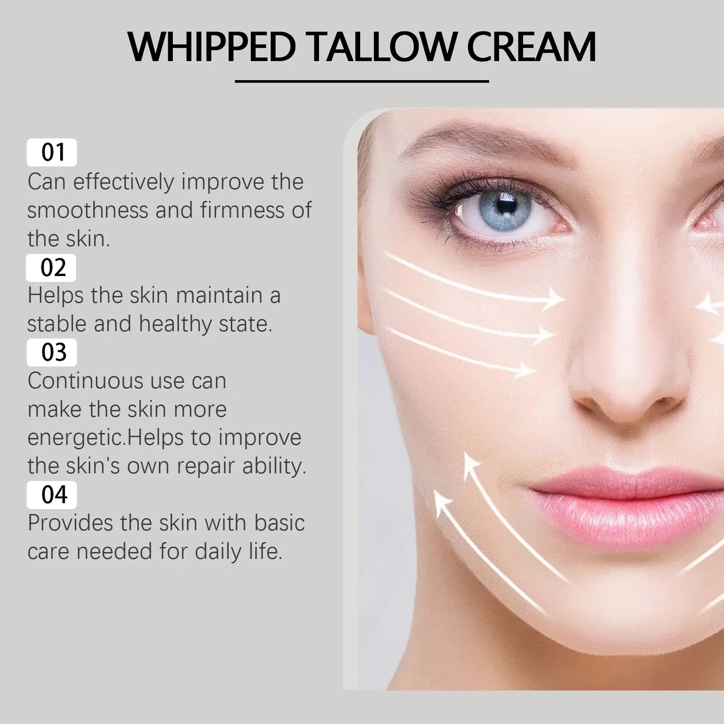 Crème Hydratante Suif de Bœuf Éclaircissant Raffermissant Corps | MDN