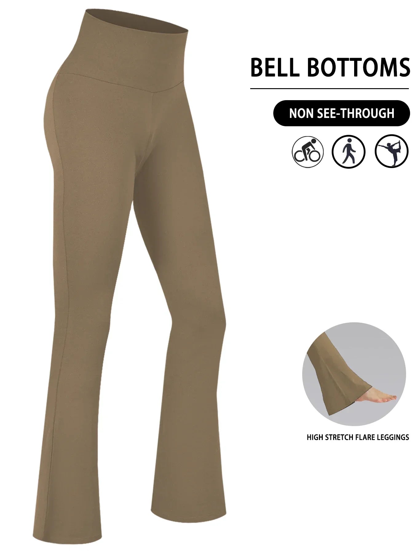 Pantalon Évasé Pattes d'Éléphant Yoga | MDN Store