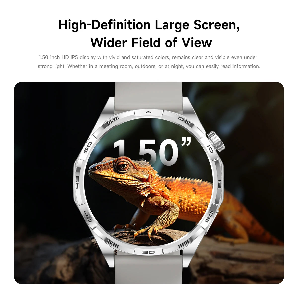 Montre Connectée GPS 1.5" NFC Boussole IP68 | MDN