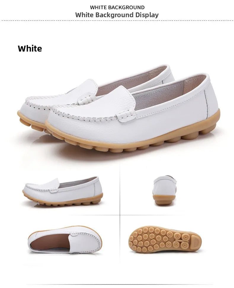 Chaussures Cuir Confort Slip-On Respirantes | MDN