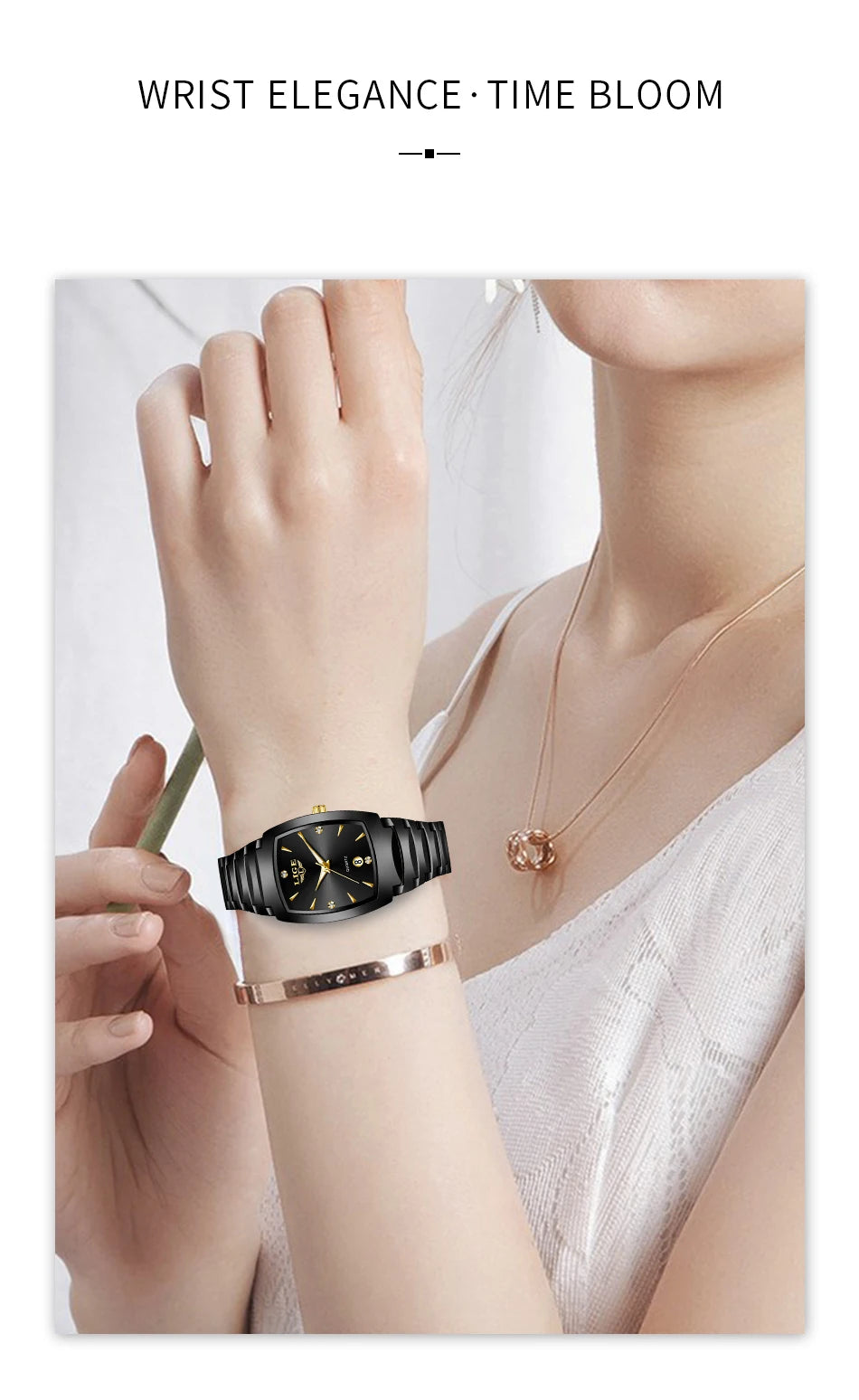 Montre Femme LIGE Business Acier Inoxydable | MDN Store