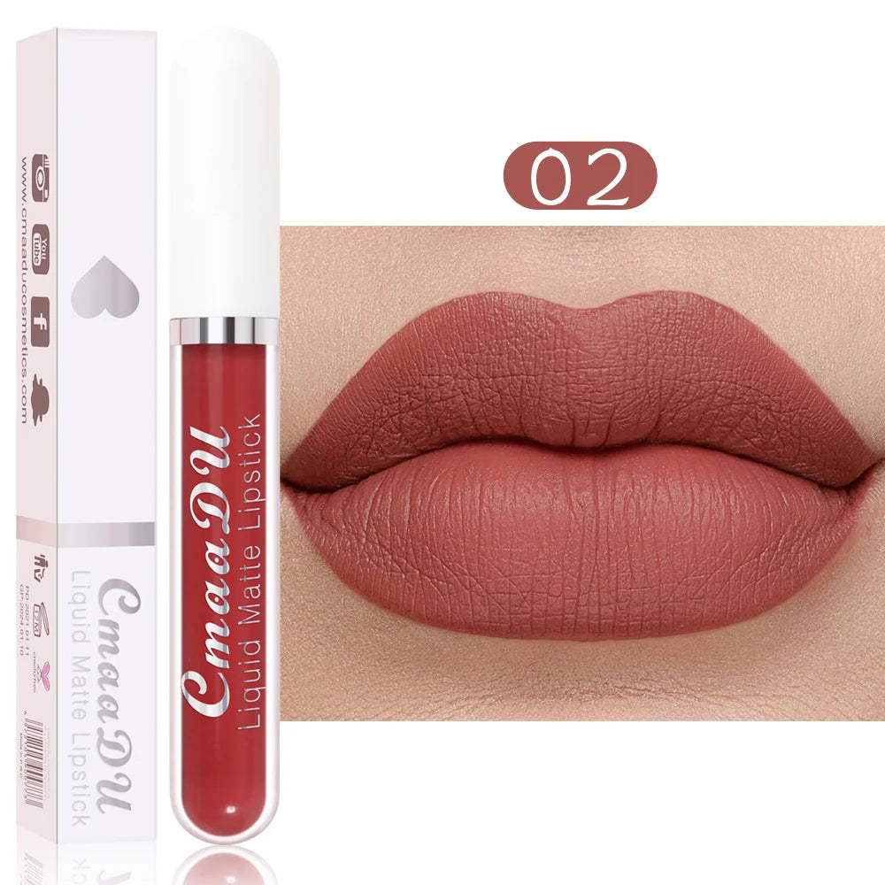 Gloss Lèvres Mat CmaaDu Imperméable Longue Tenue Teinture Rouge | MDN Store