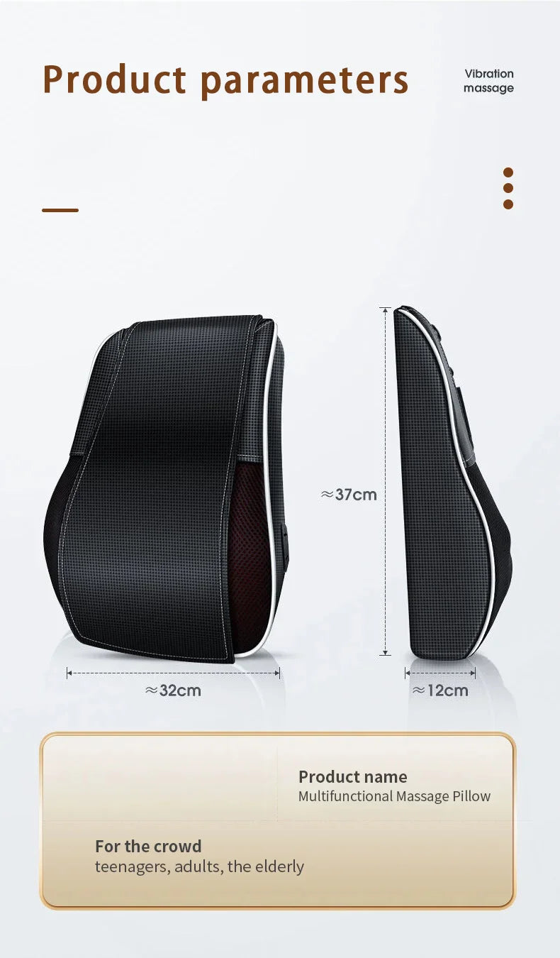 Masseur Cervical Électrique Shiatsu Chauffant Nuque Épaules | MDN