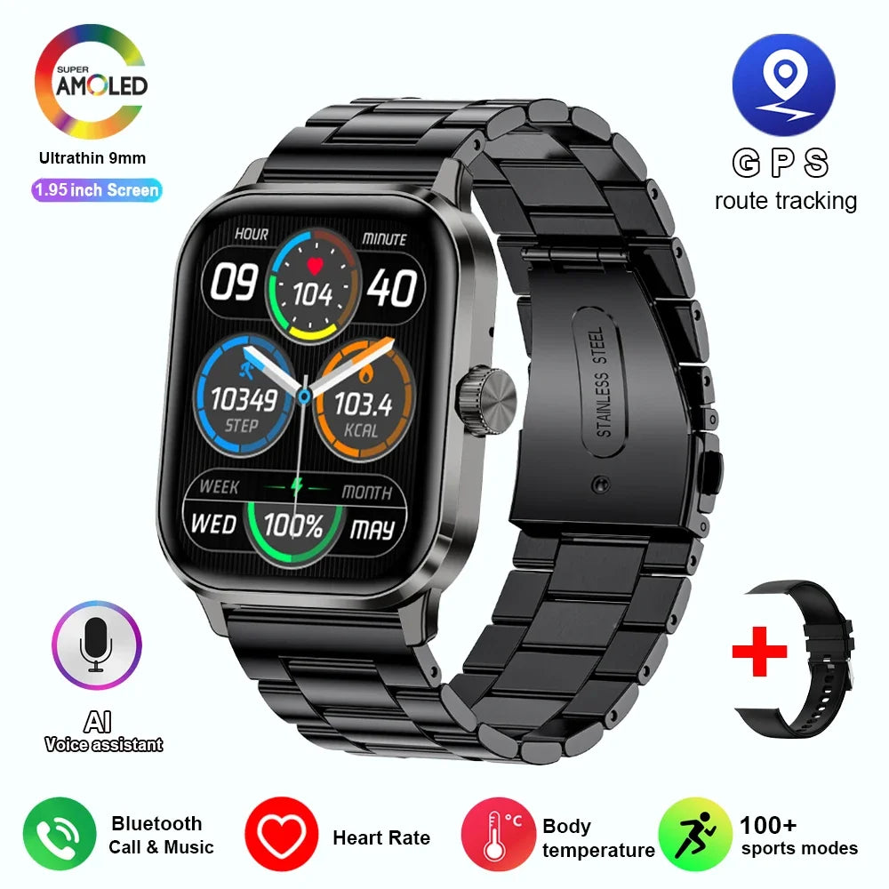 Montre Connectée Ultra-Fine 1.99" Appels Bluetooth GPS | MDN Store