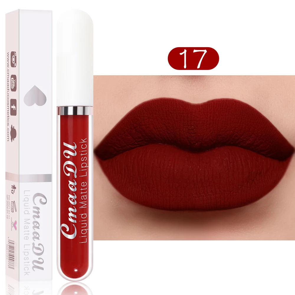 Gloss Lèvres Mat CmaaDu Imperméable Longue Tenue Teinture Rouge | MDN Store
