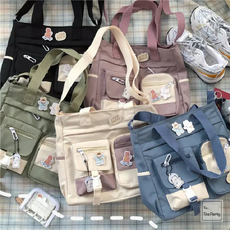 Sac Femme Imperméable Toile Grande Capacité Bandoulière | MDN Store