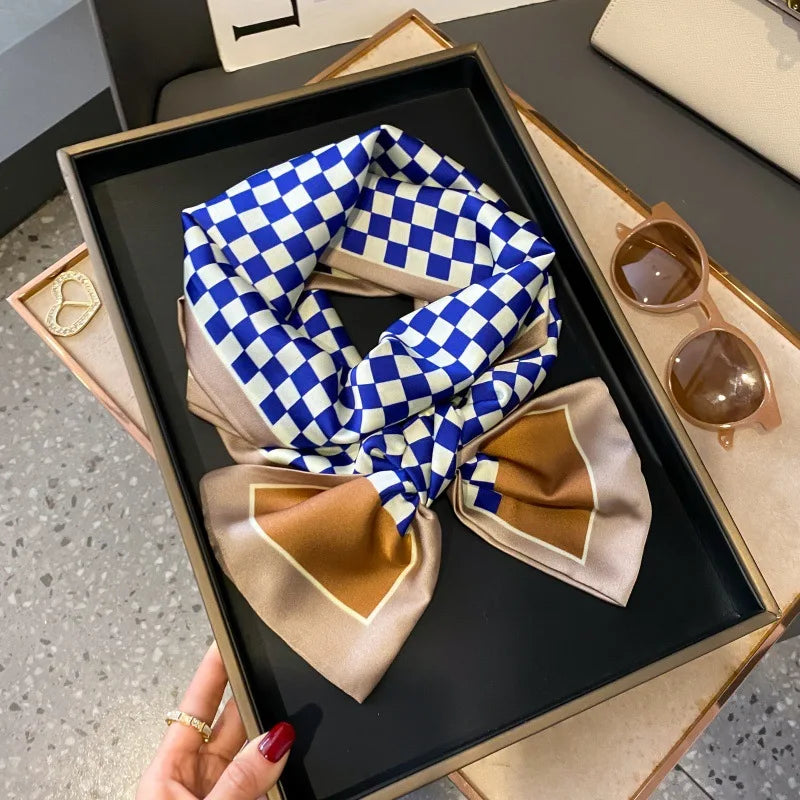 Foulard Soie Long Étroit Femme Cravate | MDN Store