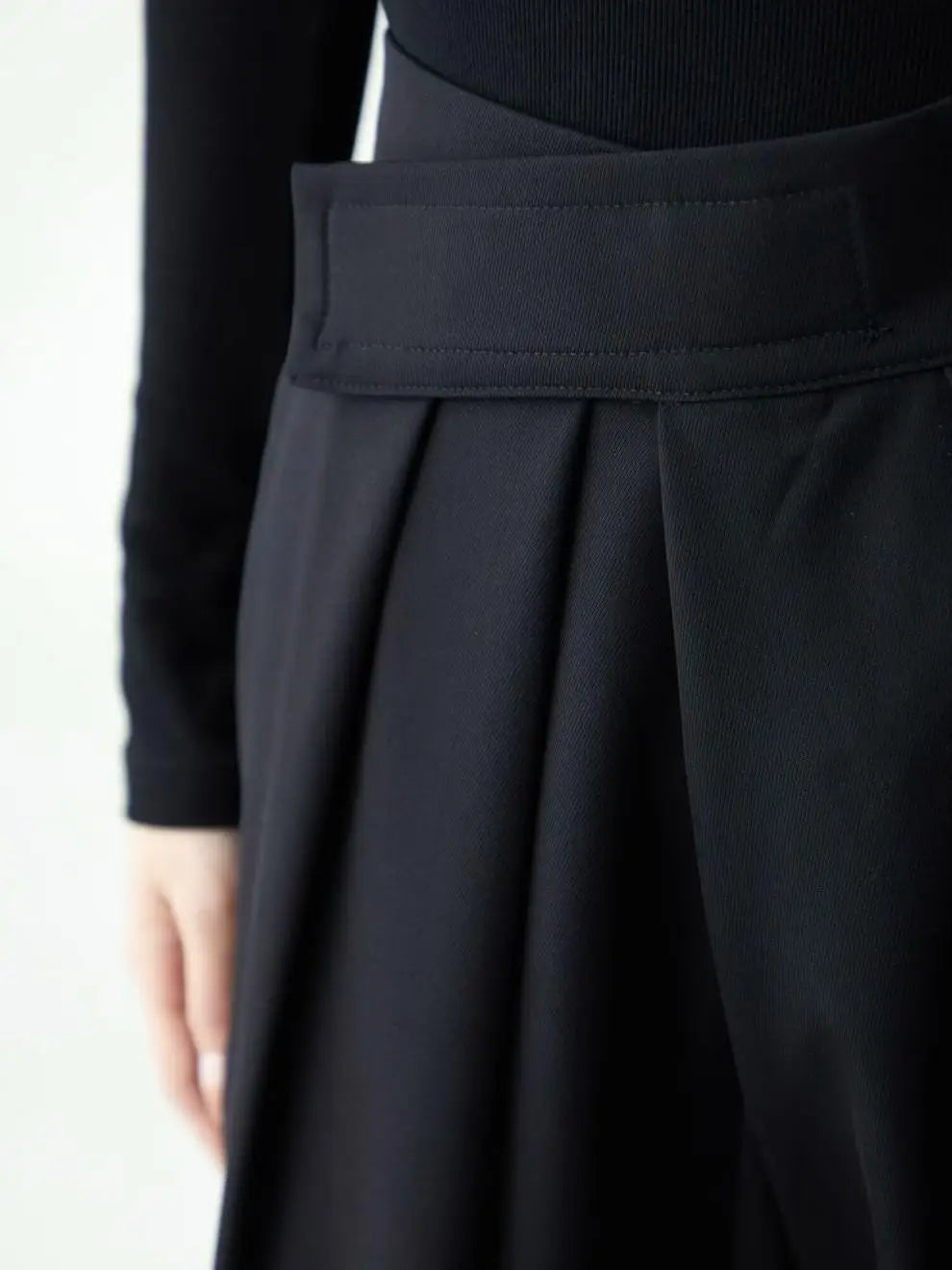 Pantalon Costume Noir Femme Homme Taille Haute - Unisexe Bureau Minimaliste Y2K | MDN
