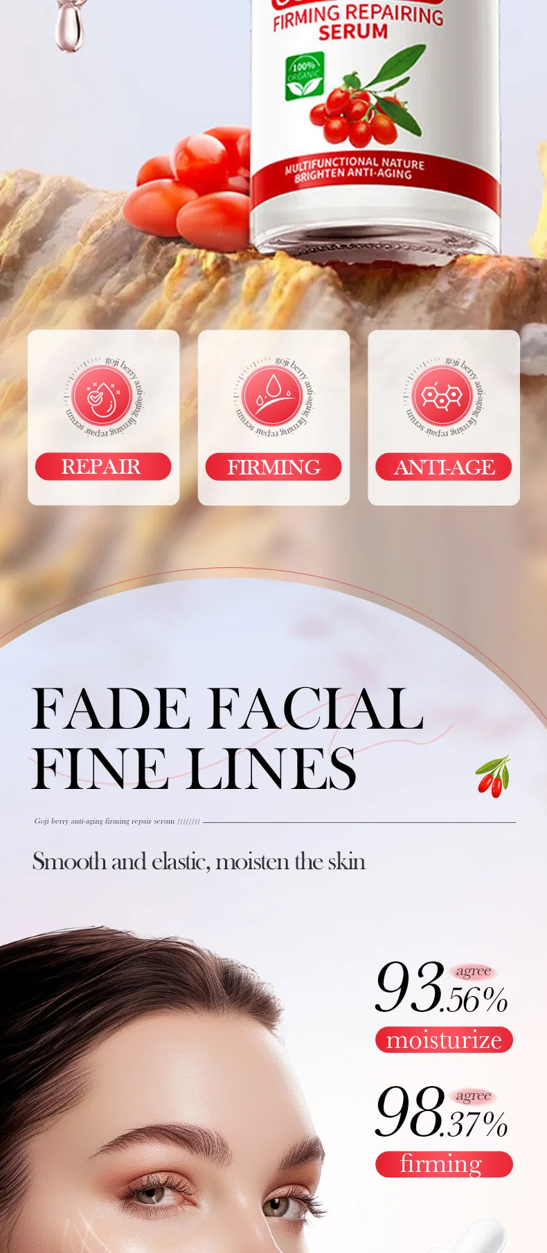 Sérum Visage Niacinamide Anti-Taches Éclaircissant Hydratant | MDN