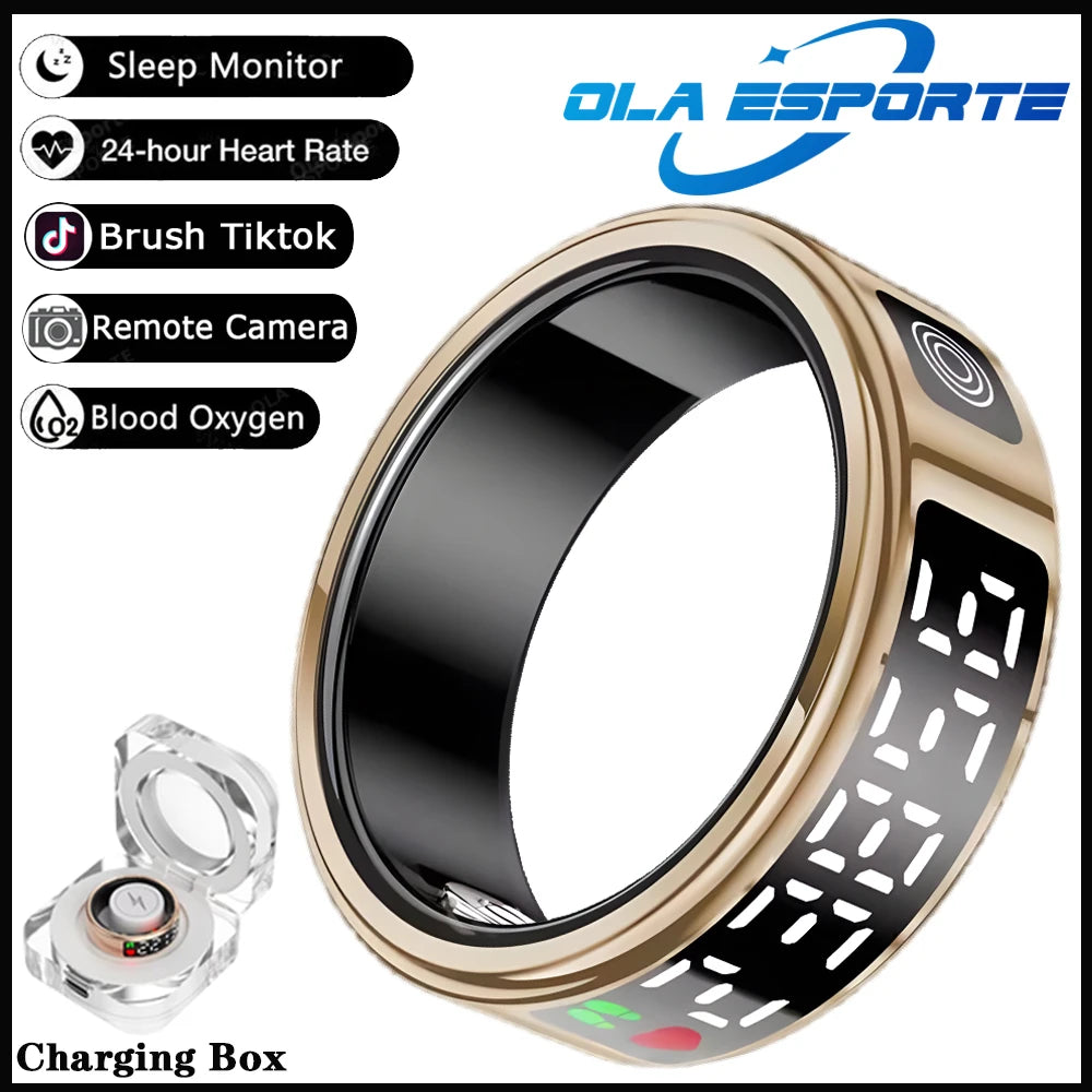 Bague Connectée Écran Tactile Charge Sans Fil Étanche 5ATM | MDN Store