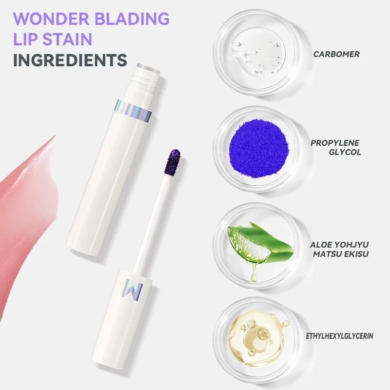 Teinture Lèvres Peel Off Tattoo Coréen Waterproof Longue Tenue Rose Rouge | MDN