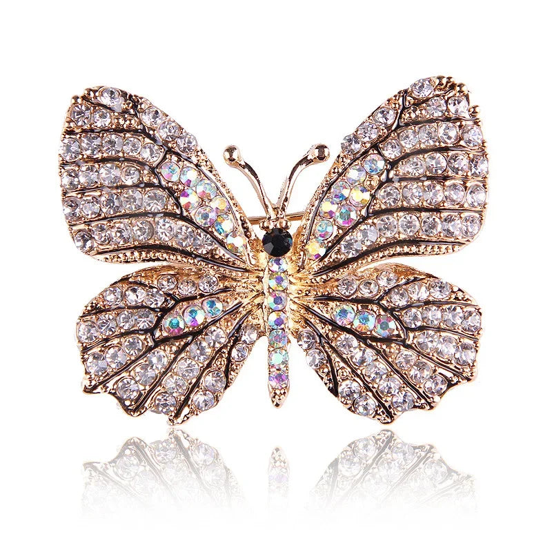 Broche Papillon Baroque Vintage Pin Badge Élégant | MDN