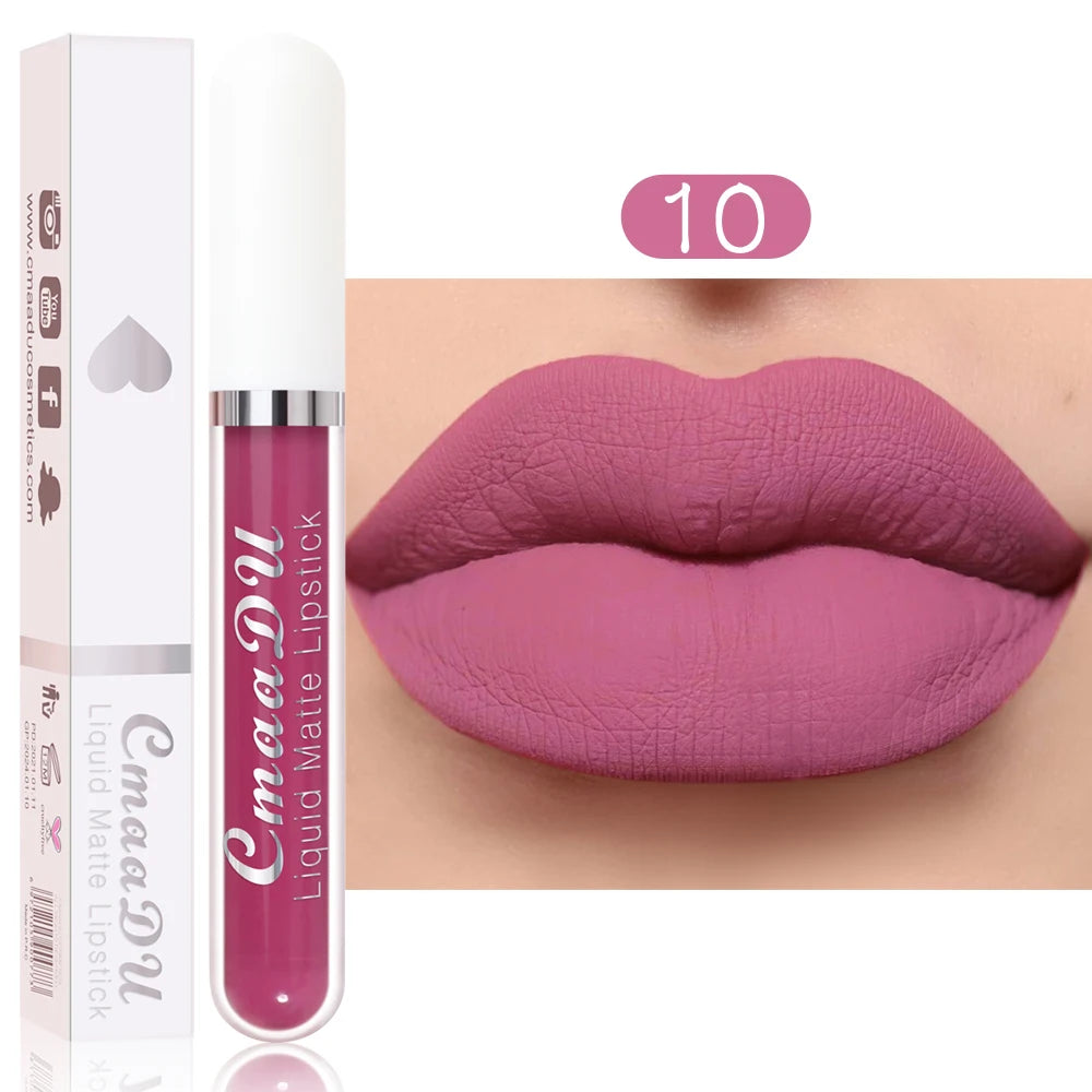 Gloss Lèvres Mat CmaaDu Imperméable Longue Tenue Teinture Rouge | MDN Store