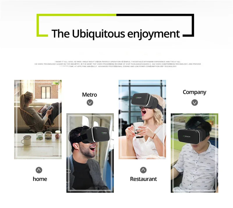 Casque VR Shinecon 10.0 Lunettes 3D Réalité Virtuelle Smartphone | MDN Store