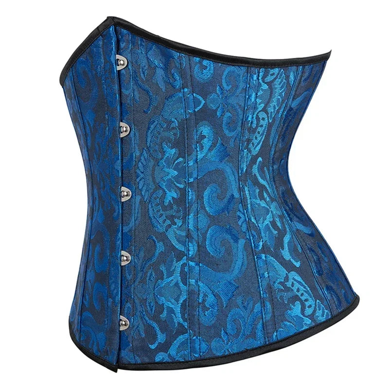 Corset Sous-Poitrine Jacquard Floral | MDN Store