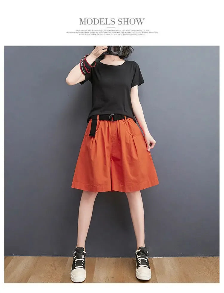 Short Femme Large Casual Coupe Ample Été | MDN