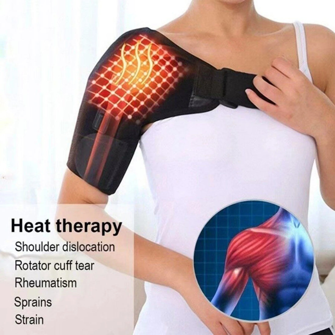 Attelle Épaule Auto-Chauffante Réglable - Douleurs Cervicales & Physiothérapie | MDN Store 25