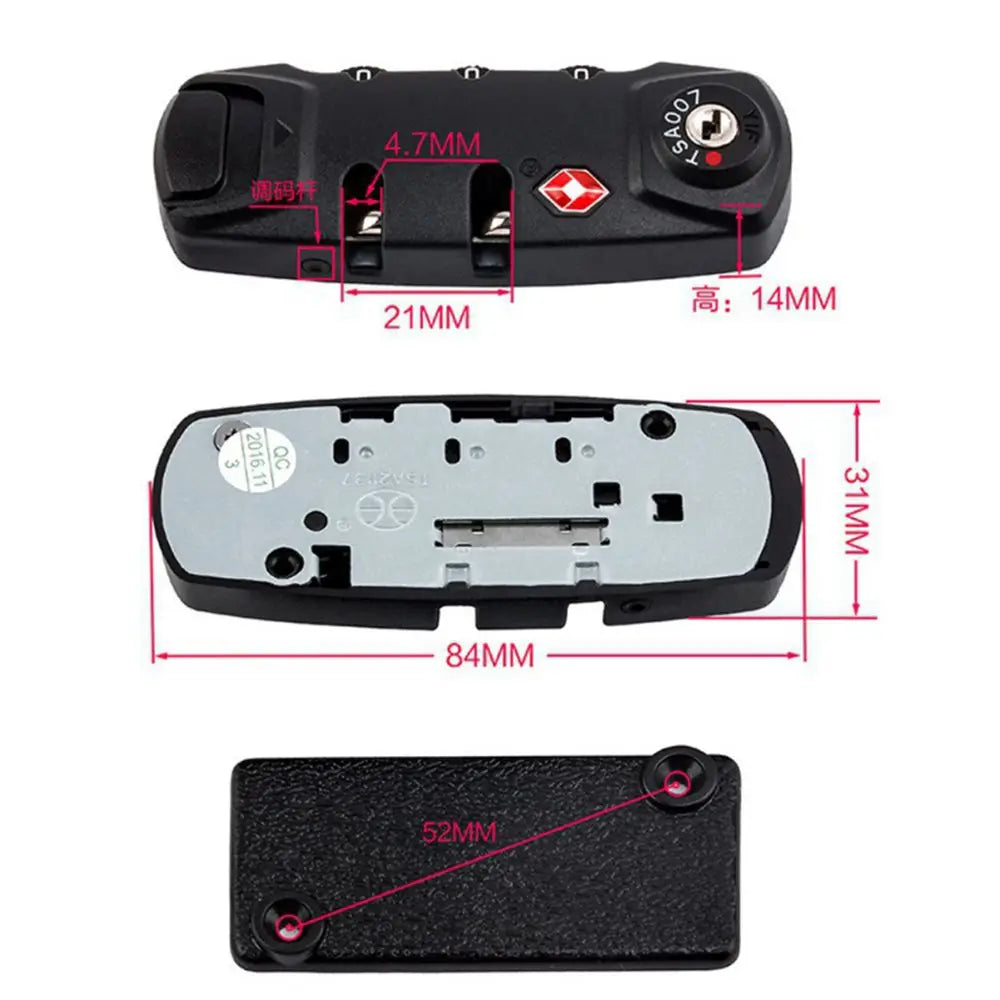 Cadenas TSA Câble Acier Code | MDN Store