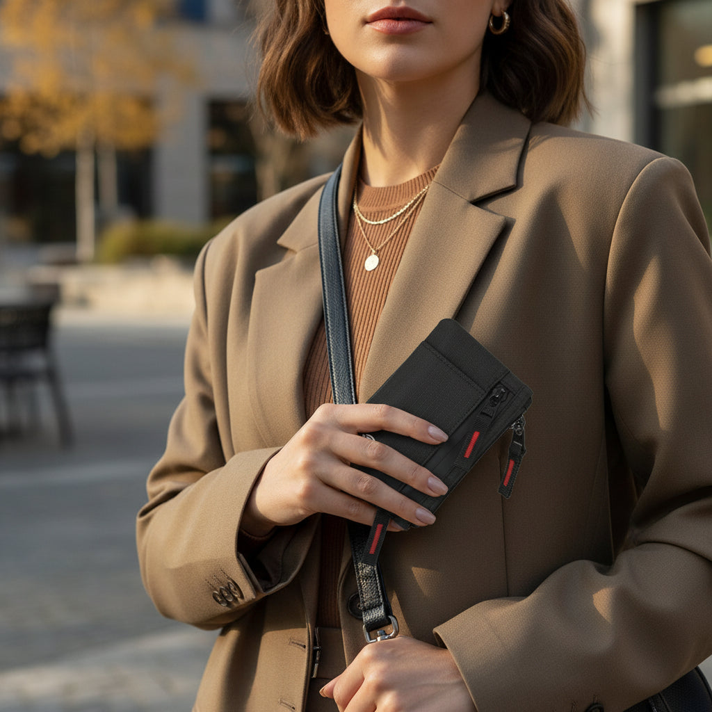 Mini Portefeuille RFID Nylon Mixte - Porte-Monnaie Compact | MDN