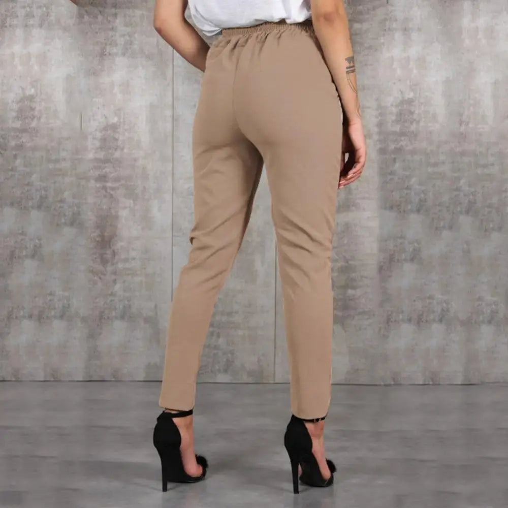 Pantalon Femme Taille Haute Ceinture | MDN Store