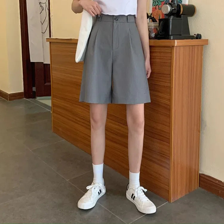 Short Femme Taille Basse Large Style Coréen | MDN