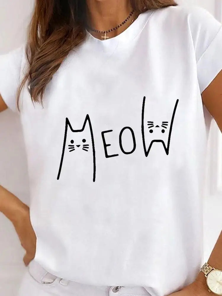 T-Chemise Patte Léopard Chat Chien Femme | MDN Store