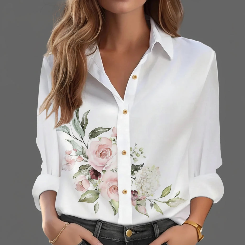 Chemise Loose Imprimée Femme | MDN Store