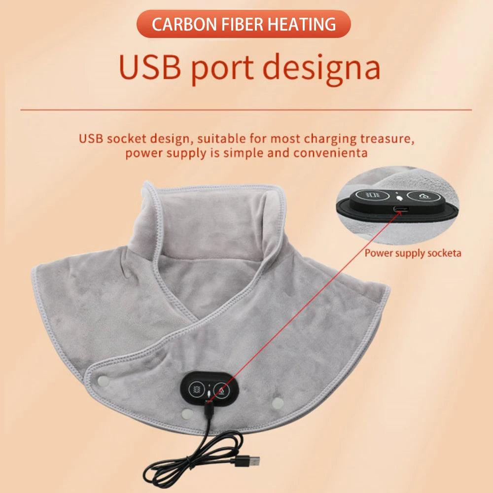 Coussin Chauffant Cou Epaules Electrique USB 3 Temperatures | MDN Store 25