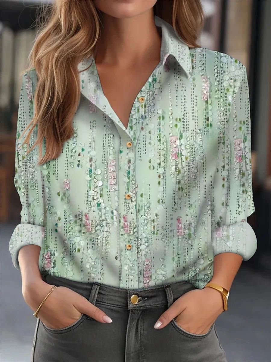 Chemise Loose Imprimée Femme | MDN Store