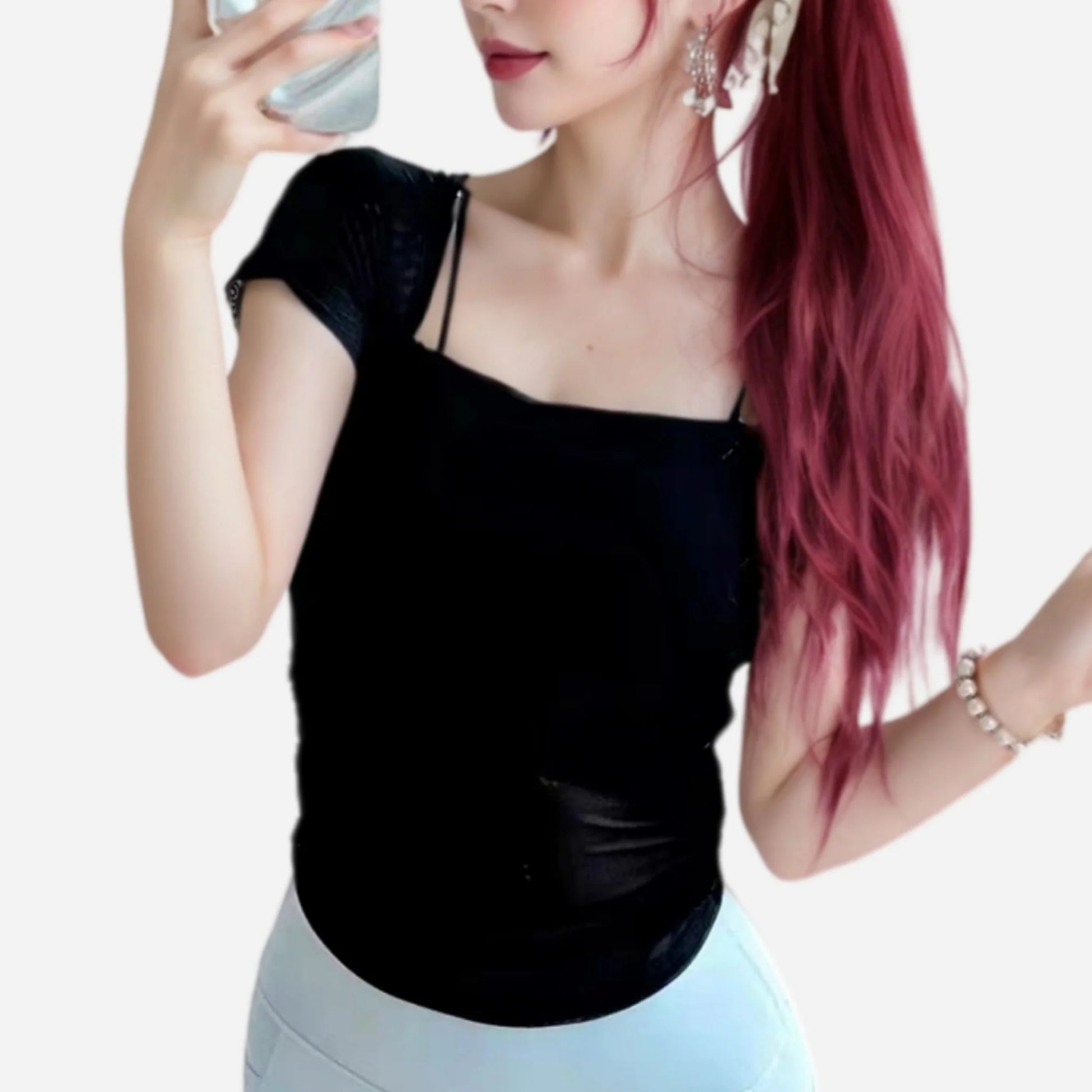 Top Yoga Femme Coussinets Mesh Pilates Fitness Gym | MDN Store
