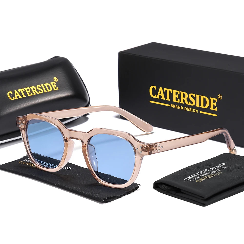 CATERSIDE Lunettes de Soleil Polarisées Rétro Femme Monture TR90 Ultra-Légère UV400 | MDN Store 25