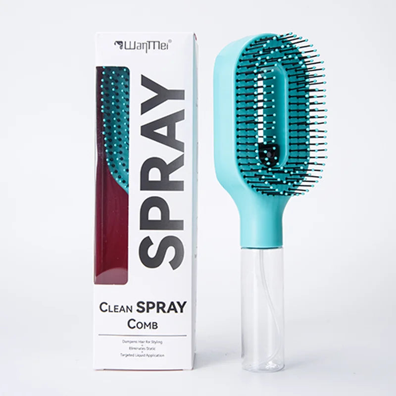 Brosse Demelante 2-en-1 Pulverisateur Massage Cuir Chevelu Antistatique | MDN Store 25