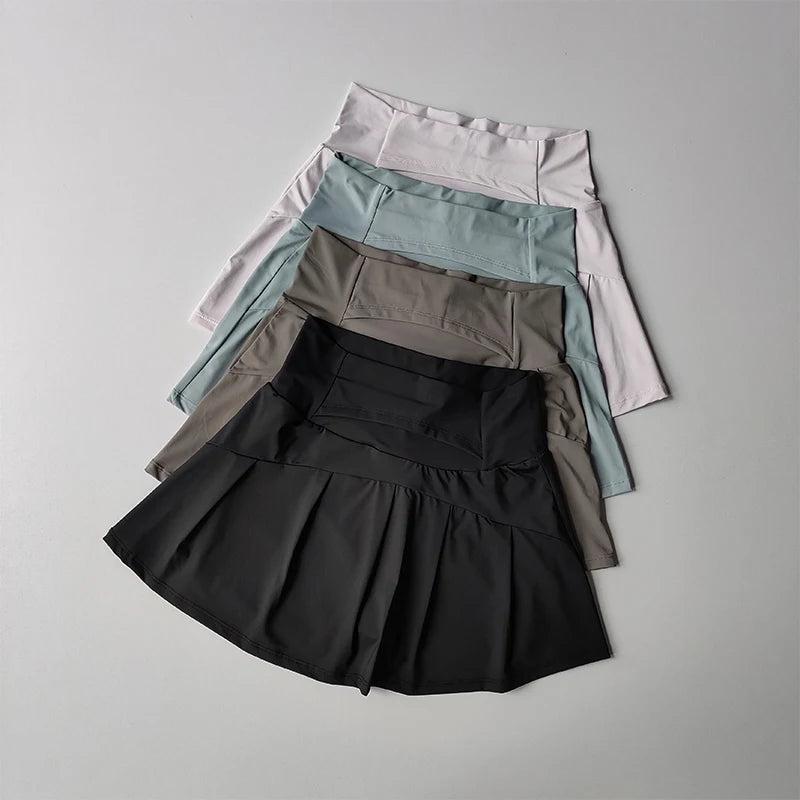 Jupe Short Sport Femme Taille Haute Séchage Rapide Tennis | MDN Store