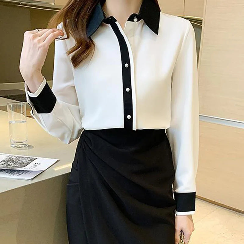 Chemisier BLANC taille L' femme - MDN Store 25