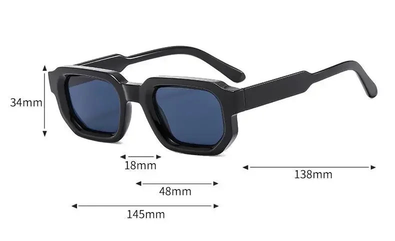 Lunettes Soleil Rectangle Vintage UV400 | MDN Store