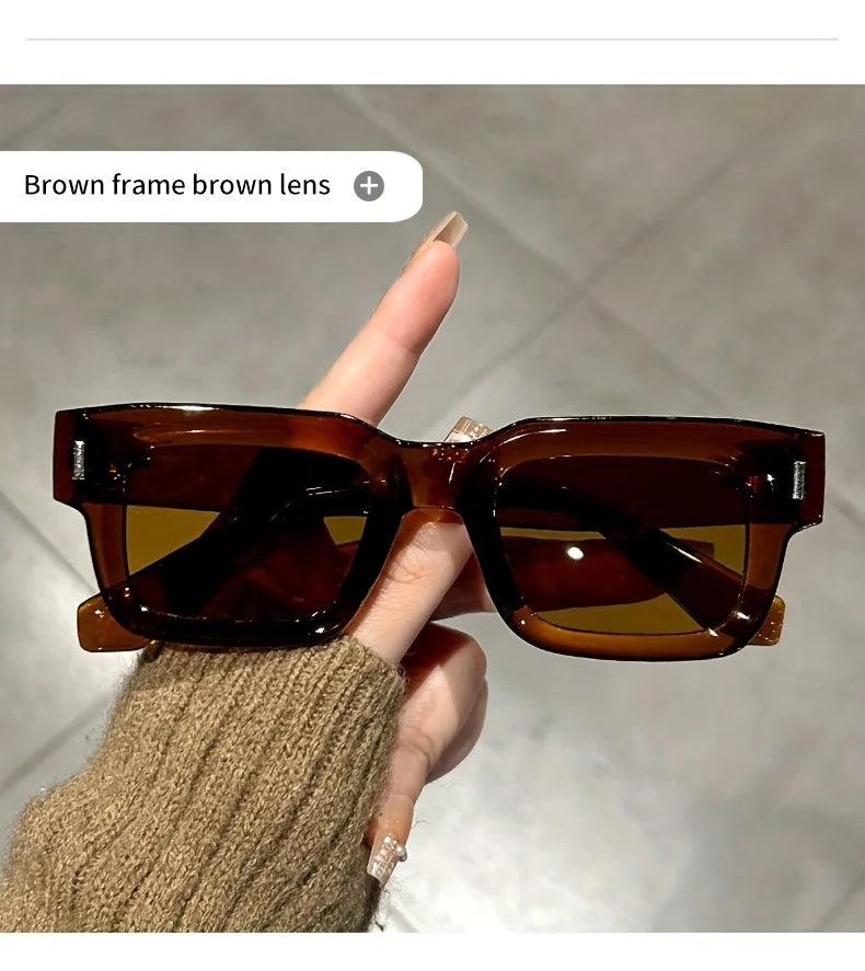 Lunettes Soleil Rectangle Léopard | MDN Store
