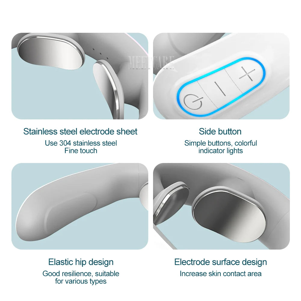 Masseur de Cou Électrique Intelligent TENS - Soulagement Douleurs Cervicales | MDN Store 25