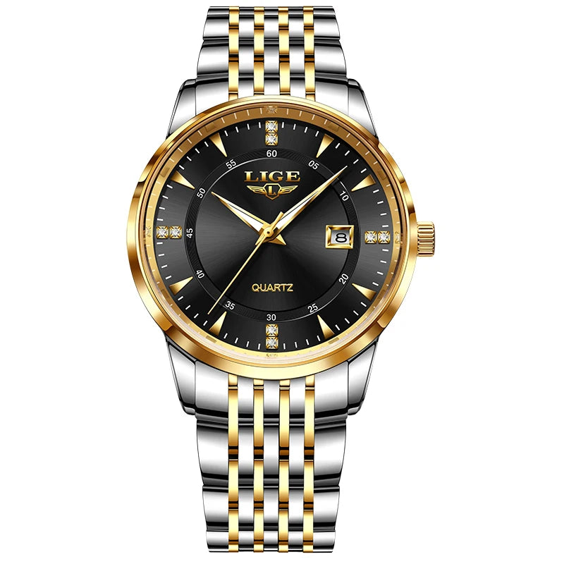 Montre Femme LIGE Acier Inoxydable Étanche | MDN Store
