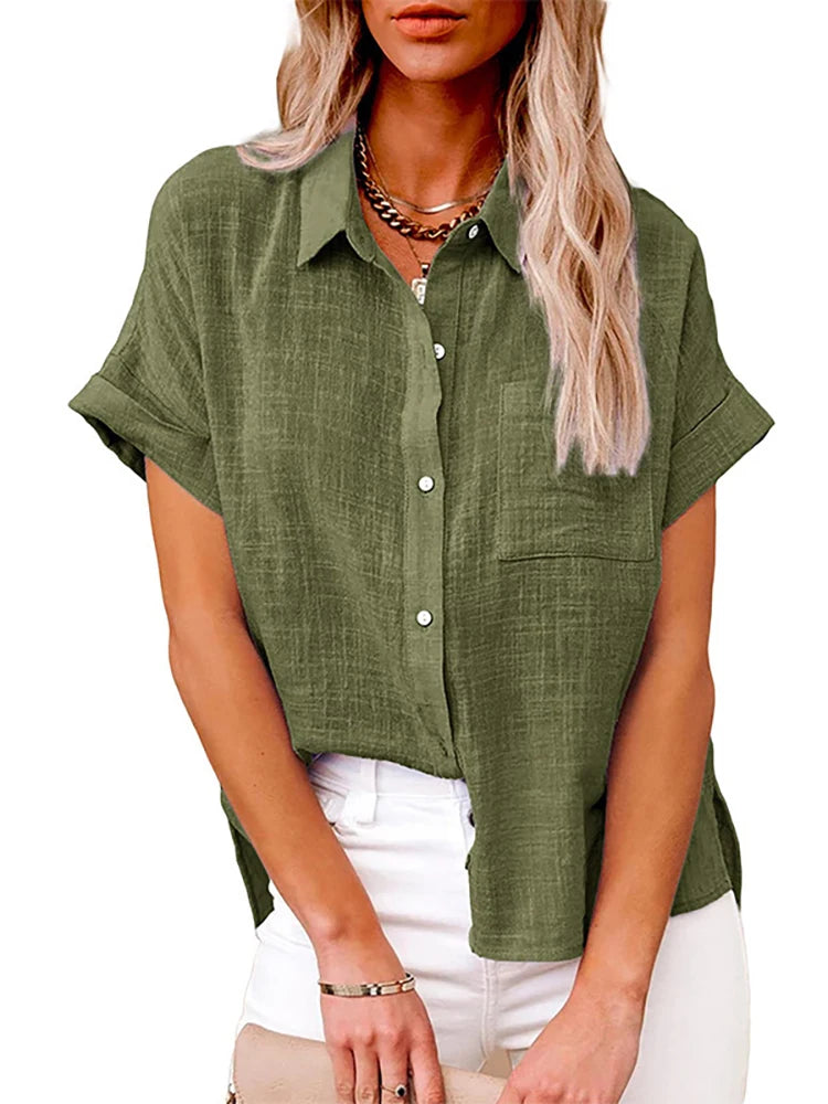 Chemise BLEU CIEL taille S femme - MDN Store 25