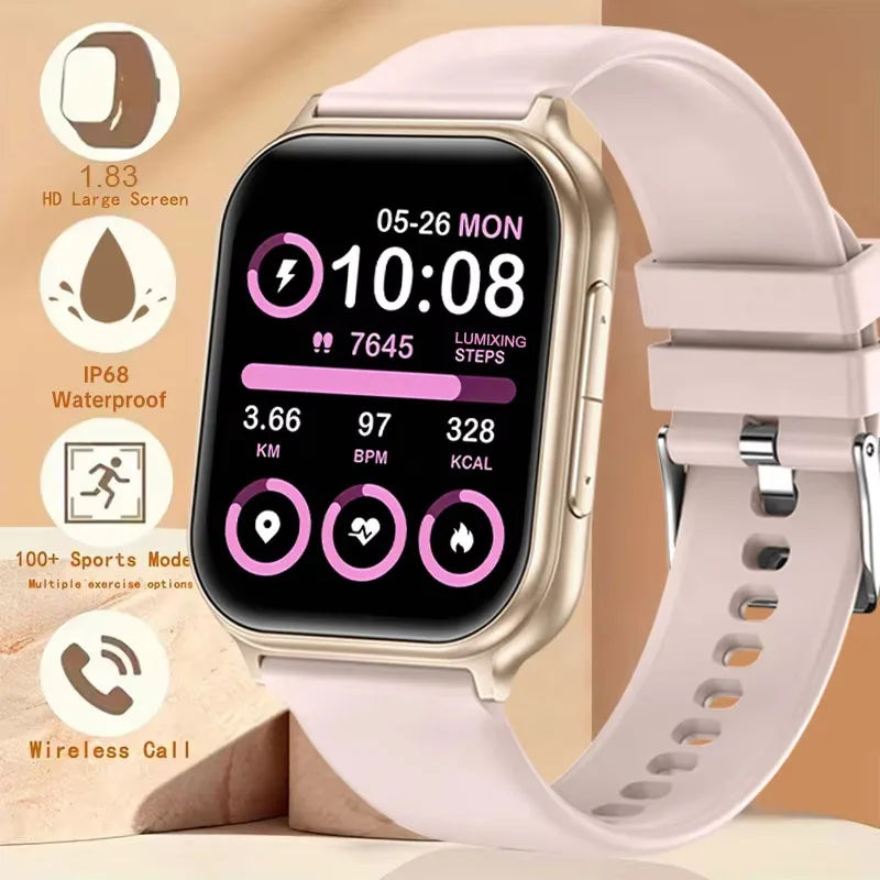 Montre Connectée GPS 1.83" Acier 700mAh IP68 | MDN