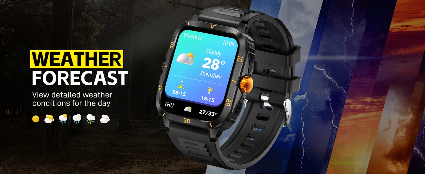 Montre Connectée Sport 1.96" Appels Bluetooth Étanche | MDN